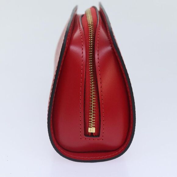 Louis Vuitton Dauphine Red Leather Clutch Bag (Pre-Owned) - Picture 4 of 16